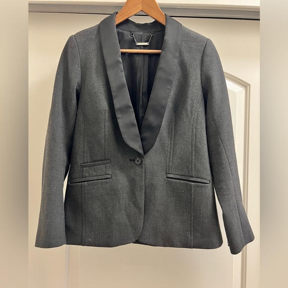 Trina Turk Jackets & Blazers - Trina Turk Satin Lapel Fitted Blazer